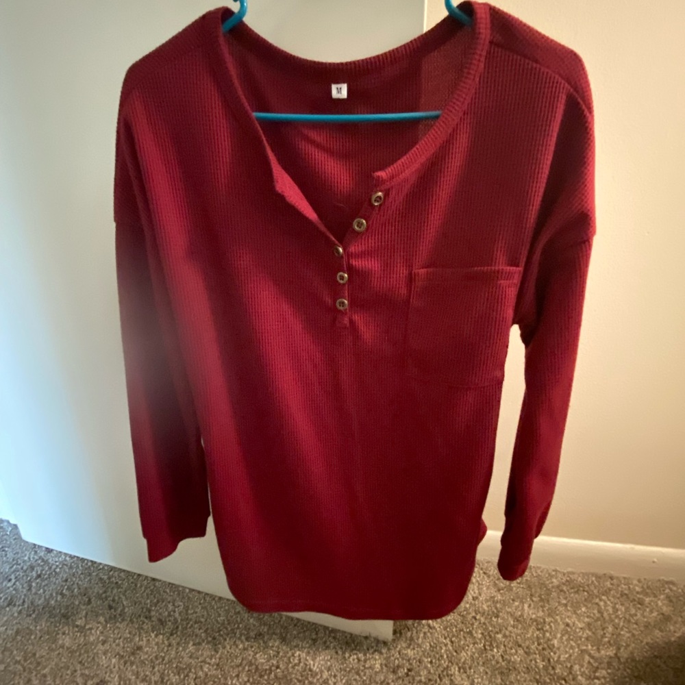 Amazon quarter sleeve henley. Excellent condition, worn a handful of times.